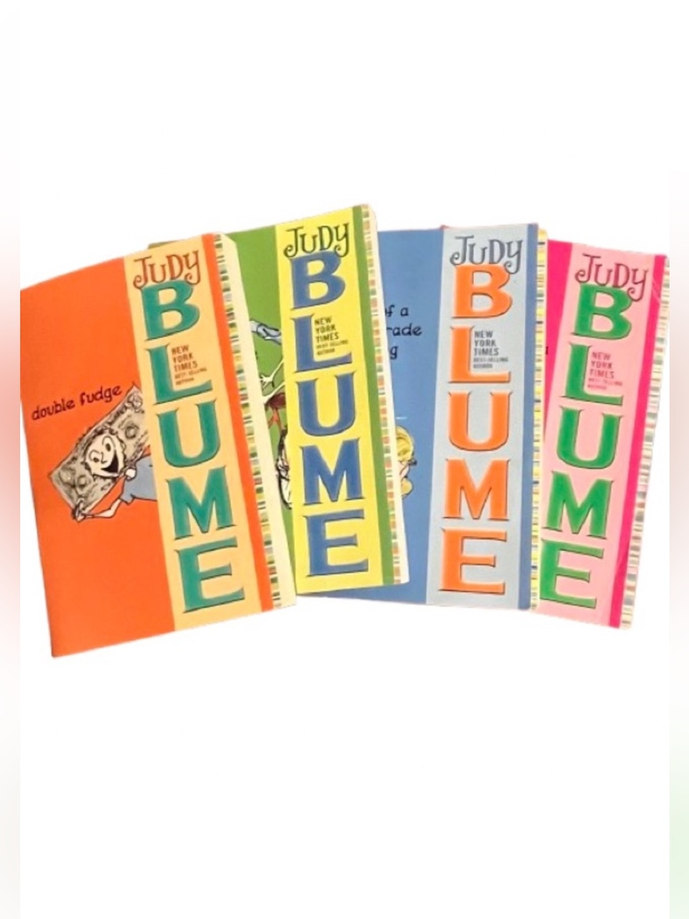 Judy Blume-New York Times Best Selling Author Set/4 Paperback Youth Book Set